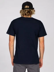 Rusty T-Shirt SHORT CUT SHORT SLEEVE TEE Braun/Dunkelblau