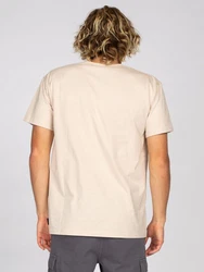 Rusty T-Shirt SHORT CUT SHORT SLEEVE TEE Braun/Khaki/Beige
