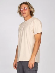 Rusty T-Shirt SHORT CUT SHORT SLEEVE TEE Braun/Khaki/Beige