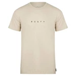Rusty T-Shirt SHORT CUT SHORT SLEEVE TEE Braun/Khaki/Beige