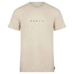 Rusty T-Shirt SHORT CUT SHORT SLEEVE TEE Braun/Khaki/Beige