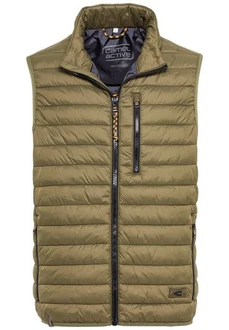 camel active Steppweste mit Stehkragen 