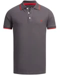 Alessandro Salvarini Poloshirt Herren ASAdrianii Rot/Dunkelgrau/Hellgrau/Grau