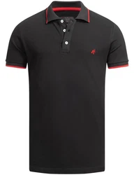 Alessandro Salvarini Poloshirt Herren ASAdrianii Rot/Schwarz