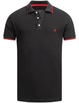 Alessandro Salvarini Poloshirt Herren ASAdrianii Rot/Schwarz Alessandro Salvarini Poloshirt Herren ASAdrianii Rot/Schwarz