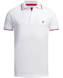 Alessandro Salvarini Poloshirt Herren ASAdrianii Creme/Rot/Weiß/Dunkelrot