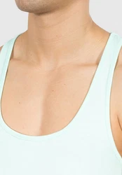 Smilodox Tanktop Basti Hellblau/Hellgrün/Türkis/Grün