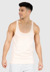 Smilodox Tanktop Basti Weiß/Creme/Beige/Braun