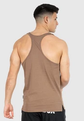 Smilodox Tanktop Basti Braun/Beige/Khaki