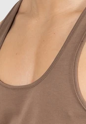 Smilodox Tanktop Basti Braun/Beige/Khaki