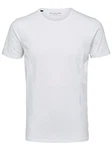 SELECTED HOMME T-Shirt NEW PIMA Weiß/Grau/Creme SELECTED HOMME T-Shirt NEW PIMA Weiß/Grau/Creme