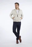 HECHTER PARIS Blouson Khaki/Beige/Creme/Weiß