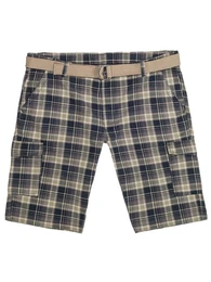 Cargoshorts Herren Cargoshorts LV-65 Kariert 50/66 Bermuda Hose inkl. Grtel