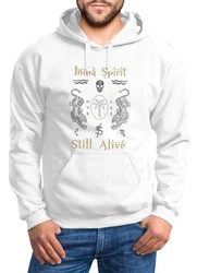 Neverless Hoodie Herren Tiger Spirit Schriftzug Indien Silber/Weiß/Grau