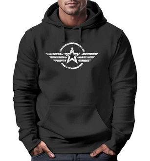 Neverless Hoodie Herren Airforce Symbol Neverless Hoodie Herren Airforce Symbol