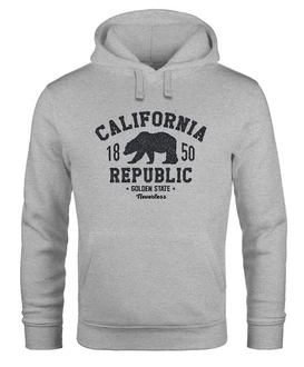 Neverless Hoodie Herren California Republic Rot/Grau/Braun/Dunkelgrün/Gold/Dunkelgrau Neverless Hoodie Herren California Republic Rot/Grau/Braun/Dunkelgrün/Gold/Dunkelgrau