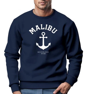 Neverless Sweatshirt Rundhals Pullover Anker Anchor Malibu Neverless Sweatshirt Rundhals Pullover Anker Anchor Malibu