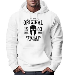 Hoodie Hoodie Herren Original Gladiator Sparta Helm Athletic Vintage