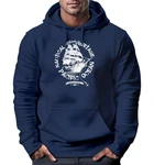 Neverless Hoodie Herren Segel Schiff Black Pearl schwarz