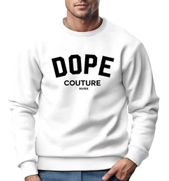 Sweatshirt Sweatshirt Herren DOPE COUTURE Rundhals-Pullover