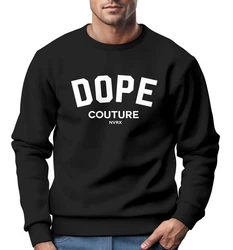 Neverless Sweatshirt Herren DOPE COUTURE Rundhals-Pullover Rosa/Braun/Rot/Schwarz