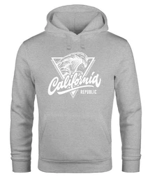 Hoodie California Republic Hoodie Herren Wave Surf bedruckt Kapuzen-Pullover Mnner