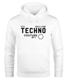 Hoodie Techno Kapuzen-Pullover Hoodie Herren Mnner