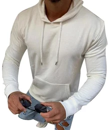 Kapuzenpullover Kapuzenpullover Herren Hoodie Kapuzensweatshirt Einfarbig
