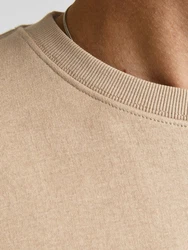 Jack & Jones Sweatshirt JJESTAR BASIC SWEAT CREW NECK NOOS (4012) Beige (4012)