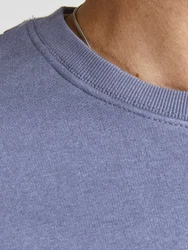 Jack & Jones Sweatshirt JJESTAR BASIC SWEAT CREW NECK NOOS (4012) Blau (4012)