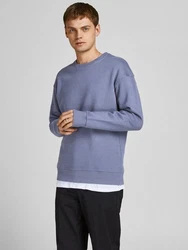 Jack & Jones Sweatshirt JJESTAR BASIC SWEAT CREW NECK NOOS (4012) Blau (4012)