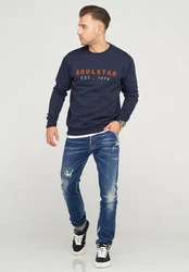SOULSTAR Sweatshirt SYDNEY Dunkelblau/Blau/Lila/Rot
