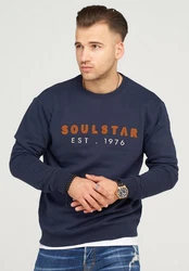 SOULSTAR Sweatshirt SYDNEY Dunkelblau/Blau/Lila/Rot
