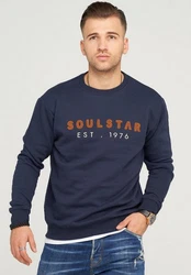 SOULSTAR Sweatshirt SYDNEY Dunkelblau/Blau/Lila/Rot