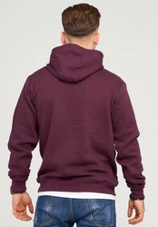 SOULSTAR Kapuzensweatshirt NIZZA Dunkelrot/Bordeaux