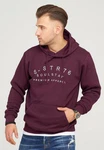 SOULSTAR Kapuzensweatshirt NIZZA Dunkelrot/Bordeaux