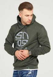 SOULSTAR Kapuzensweatshirt CARDIFF Dunkelgrün/Grün