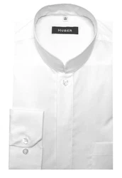 Huber Hemden Langarmhemd Asia Mandarin Stehkragen HU-0071