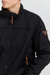 Indicode Herren Übergangsjacke IDKloppo Schwarz/Dunkelgrau