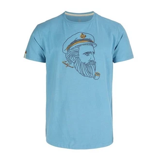 Leitfeuer T-Shirt Herren 1/2 Arm Rundhals Kapitn-Seemann-Print Leitfeuer T-Shirt Herren 1/2 Arm Rundhals Kapitn-Seemann-Print