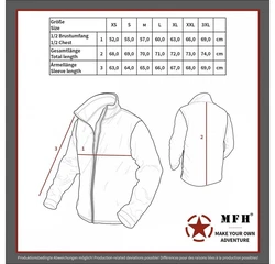 MFH US Airforce Jacke MA1 schwarz
