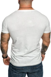 Amaci&Sons Oversize Doppel Farbig Herren Slim-Fit Crew Neck Basic T-Shirt (1-0001) Doppel Farbig