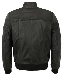 Lederjacken24 Herren Lederjacke Ernesto Blouson schwarz