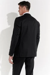 Steffen Klein Herren Anzug Regular Fit Dunkelgrau/Rot/Grau/Schwarz/Dunkelrot
