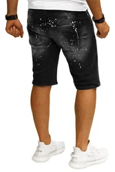 RMK Jeansshorts 5 Pocket Jeans Short Blau