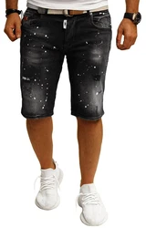 RMK Jeansshorts 5 Pocket Jeans Short Blau