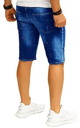 RMK Jeansshorts 5 Pocket Jeans Short Blau