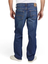 MUSTANG Straight Jeans Herren Regular Fit Denim Hose Dunkelblau/Hellblau/Blau