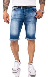 Jeansshorts Herren Shorts Denim Blau RC-2208