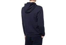 HUGO Sweatjacke Daple Dunkelblau/Rot